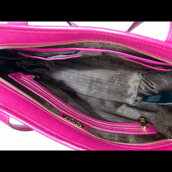 Polo Ralph Lauren Saffiano Leather Tote Bag - Picture 4 of 9